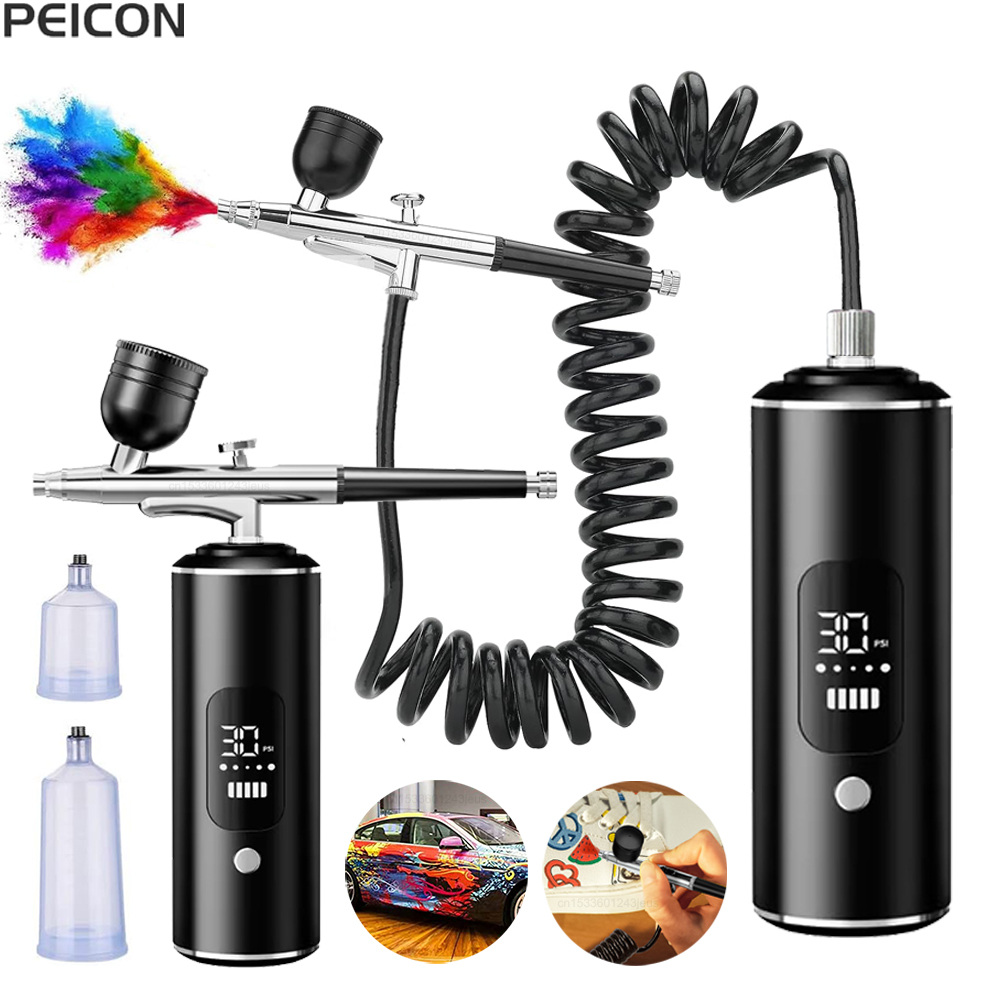 Aerógrafo con compresor, aeróg - Heat Gun Paint Strip reseña y precio